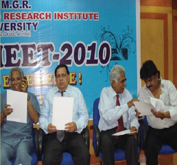 Dr. M.G.R. Educational and Research Institute Chennai Alumni Meet photo 1